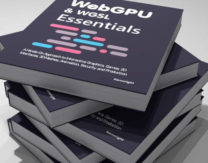WebGPU & WGSL Essentials: A Hands-On Approach to Interactive Graphics, Games, 2D Interfaces, 3D Meshes, Animation, Security and Production (Paperback) additional image