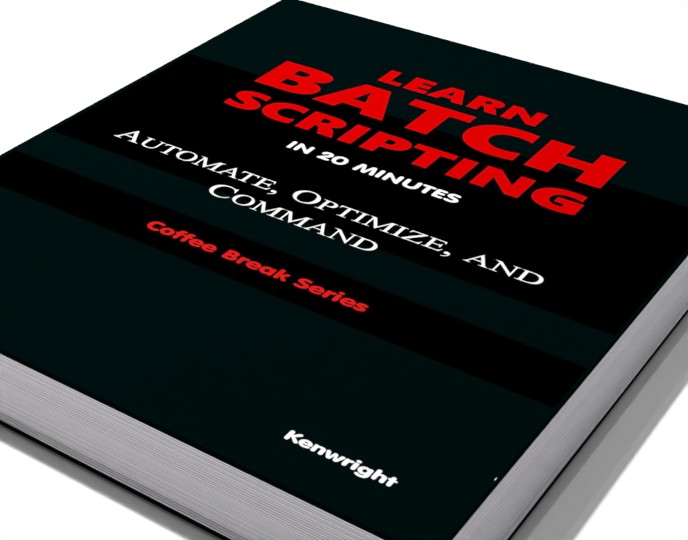 Learn Batch Scripting in 20 Minutes (Coffee Break Series)  (Paperback) additional image